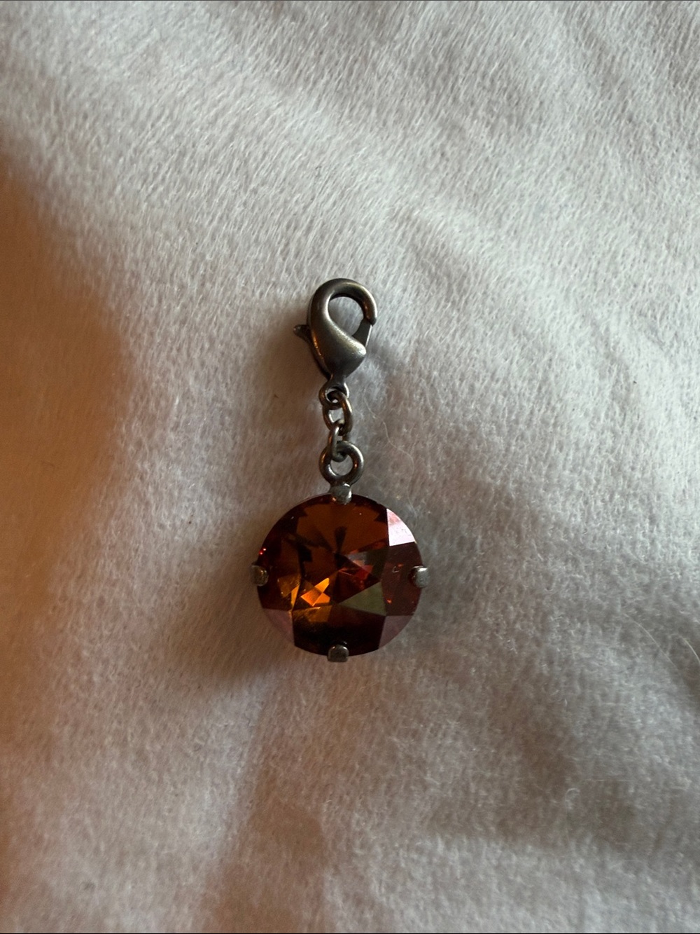 Sabika - Amber Crystal Charm Pendant